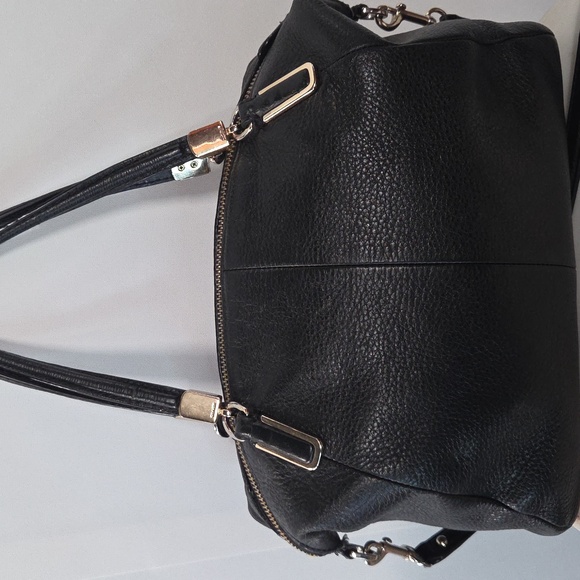Coach Kelsey Black Pebbled Leather Satchel Vintage - Picture 11 of 11